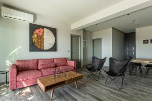 Гостиная зона в Villa Achilleas