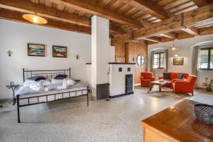Predel za sedenje v nastanitvi Apartmány Šupina