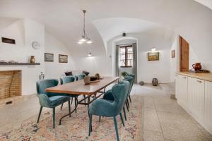 Predel za sedenje v nastanitvi Apartmány Šupina