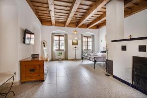 Postelja oz. postelje v sobi nastanitve Apartmány Šupina