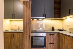 Kuchyňa alebo kuchynka v ubytovaní Urban Lofts