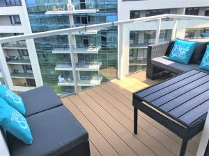 Balkon lub taras w obiekcie 6 piętro Seaside