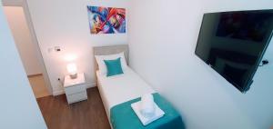 Posteľ alebo postele v izbe v ubytovaní Villa Andrija