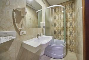 Koupelna v ubytování Gaudi stylish hotel