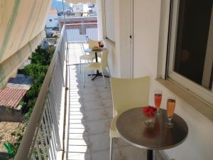 Balkón nebo terasa v ubytování Efstratios Hotel