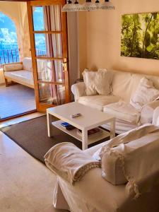 Posezení v ubytování Hartmut Friedrich Apartment Port de Soller