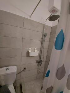 Koupelna v ubytování Apocalypsis Studios-Apartments