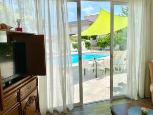 Bazén v ubytování Apartamento en el centro del Albir nebo v jeho okolí