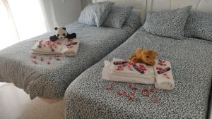 Posteľ alebo postele v izbe v ubytovaní Casa el Anden 11