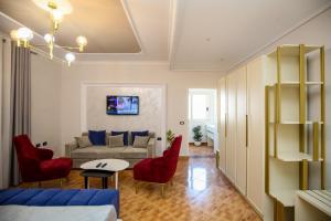 TV a/nebo společenská místnost v ubytování Hotel Vila Stefa
