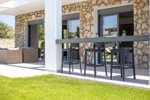 A balcony or terrace at Kastalys Villa