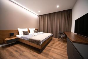 Postel nebo postele na pokoji v ubytování Villa Primavera