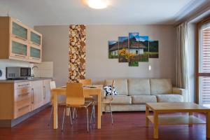 Kuchyňa alebo kuchynka v ubytovaní Aba Apartamenty