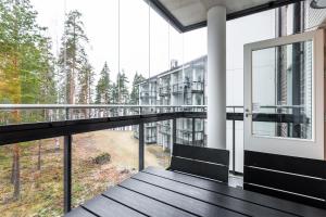 Balkón nebo terasa v ubytování Finlandia Hotel Imatran Kylpylä Spa