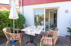 Balkón nebo terasa v ubytování De Kanalkieker Apartmenthaus Meier