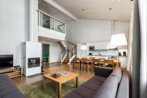 Istumisnurk majutusasutuses Imatran Kylpylä Spa Apartments
