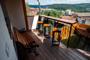 A balcony or terrace at Tarno Guest House
