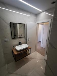 Koupelna v ubytování SPA Apartment Vito