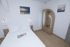 Postel nebo postele na pokoji v ubytování Vila ANY