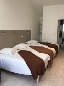 Postel nebo postele na pokoji v ubytování Reingam-Park