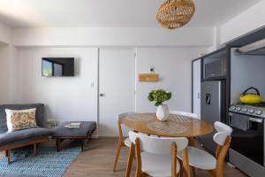 Köök või kööginurk majutusasutuses Loft cómodo, seguro y con estilo, en el corazon del Centro Histórico +7 fotot