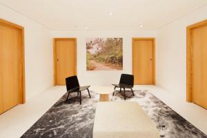 Ruang duduk di ART HOUSE Basel - Member of Design Hotels