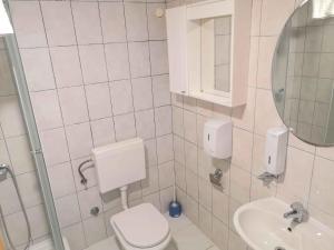 Koupelna v ubytování Guesthouse Villa Paškal