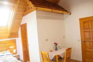 Dining area in a vendégházakat