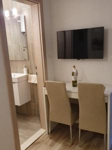 TV a/nebo společenská místnost v ubytování Rooms Marija