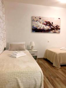 Postel nebo postele na pokoji v ubytování Rooms Marija