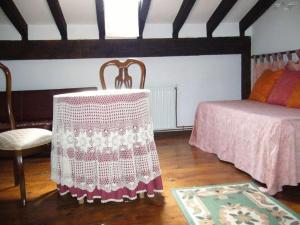 Cama o camas de una habitación en Posada El Teju