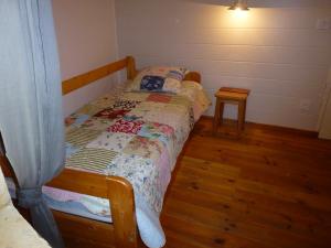 Postel nebo postele na pokoji v ubytování Gite les Hirondelles