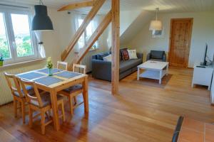 Posezení v ubytování Ferienwohnung Woelfel