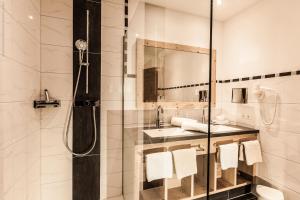 Kúpeľňa v ubytovaní Schönblick Appartements