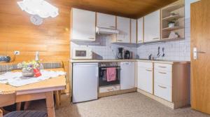 Kuchyň nebo kuchyňský kout v ubytování Appartement DAS REHLEIN