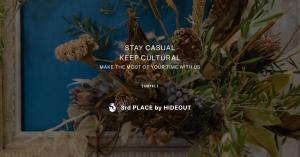 a picture of a vase of flowers with a blue wall at 3rd PLACE by HIDEOUT in Fujisawa