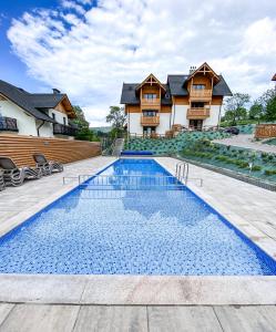 Bazén v ubytování Ostoja Bukowinki - Peniński Las nebo v jeho okolí