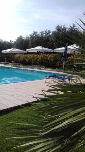 Bazén v ubytování Agriturismo la Casetta nebo v jeho okolí