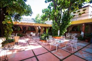 Balkón nebo terasa v ubytování Ideal Villa Hotel