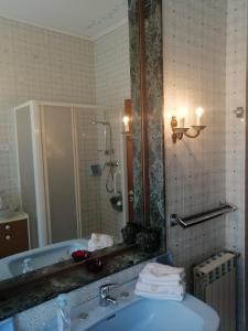 Et badeværelse på Appartamento d'Artista