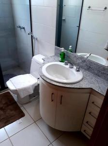 Ванна кімната в Flat padrão Biarritz Regiao. QUARTO 607