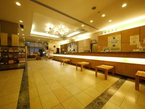 Vstupní hala nebo recepce v ubytování Route Inn Grantia Fukuyama Spa Resort + 24 fotografií