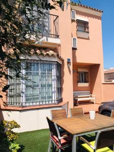 Balkón nebo terasa v ubytování DUPLEX LA CONCHA.14