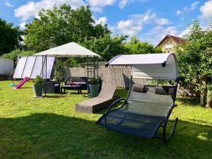 Zahrada ubytování Mandula Apartman