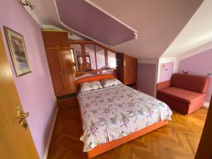 Cama o camas de una habitación en Apartments Ivec