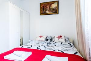 Posteľ alebo postele v izbe v ubytovaní Apartamenty "Zielony Zakątek" Olcza Zakopane