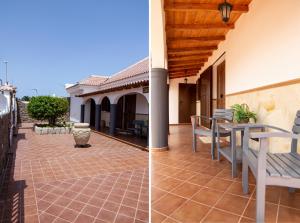 Balkón nebo terasa v ubytování CASA CON PISCINA EN TENERIFE - VISTA MAR Y EL TEIDE