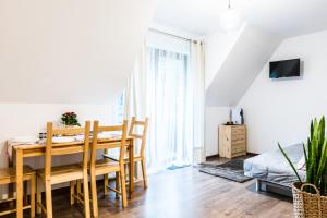 Televízia a/alebo spoločenská miestnosť v ubytovaní Apartamenty "Zielony Zakątek" Olcza Zakopane