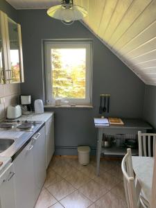 Kuchyň nebo kuchyňský kout v ubytování Apartamenty Jarzębinowa 17