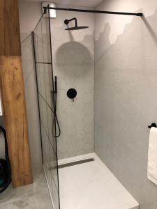 Kúpeľňa v ubytovaní Apartament Łeba Kosciuszki Centrum